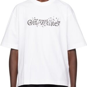 Off-White Men’s Bookish Flower Skate Tee